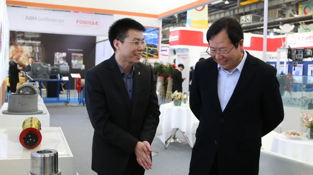 長垣市人大常委會主任宋太俊蒞臨蒲瑞展位指導工作！