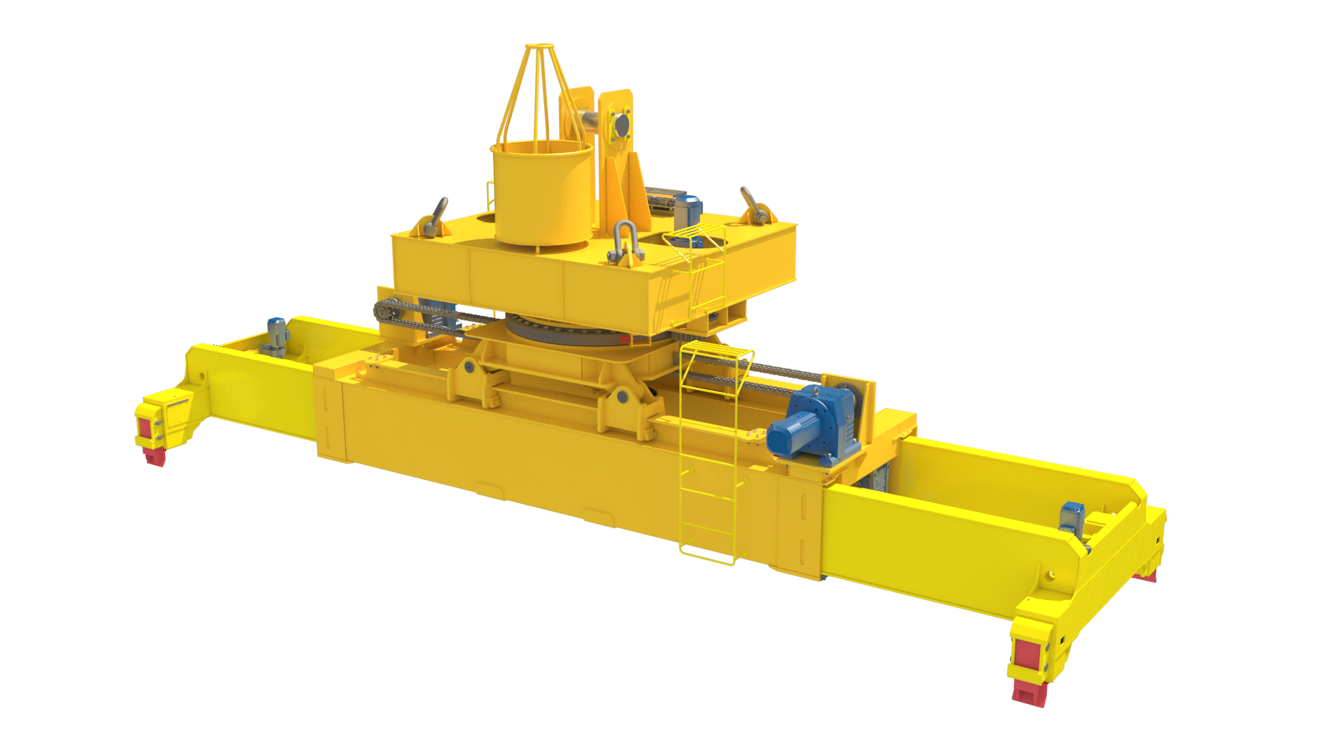 平移旋轉(zhuǎn)伸縮式集裝箱吊具 Translating-Rotating-Telescopic Container Spreaders